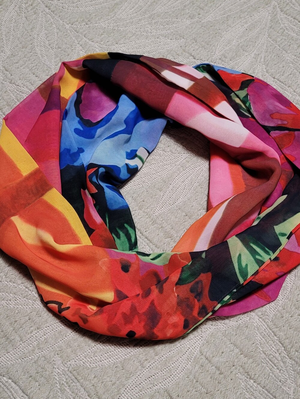 💚10 for $10💚 Bundle and save Multicolor Floral Infinity Scarf